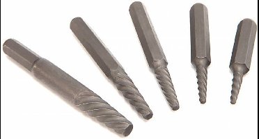 HBM 5-delige dolle bouten remover set voor slagschroevendraaier