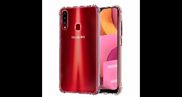 Hoesje Geschikt Voor Samsung Galaxy A20s Anti Shock Hoesje -Transparant