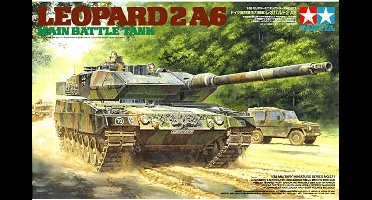Tamiya Modelbouwpakket Militaire voertuigen - 35271 Bundeswehr Leopard 2A6 with 3 Figures Plastic - 1:35 - Modelbouw