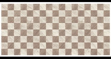 MD Entree - Design mat - Universal - Chess Beige - Vloerkleed - Antislip - Machine wasbaar - 67 x 150 cm