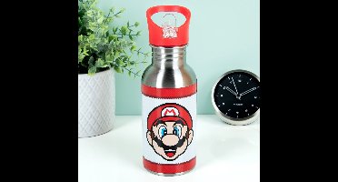 Nintendo Super Mario Waterfles Met Rietje van Paladone