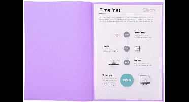 Exacompta 10x SUPER 60 - Pak van 100 inlegmappen -22x31cm voor A4 - Lila - 850116E