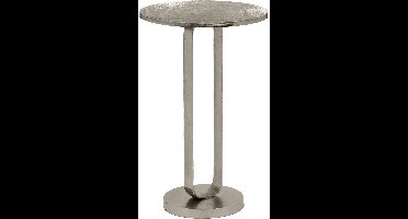 Bijzettafel - Trio Azad - Rond - 38cm - Zilver - Metaal