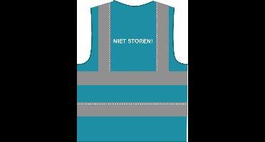 Niet storen hesje RWS lichtblauw