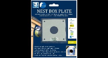 CJ Wildlife - Invliegplaatje 28 mm - Beveiligt ingang - Metaal - Beschermt nestkast