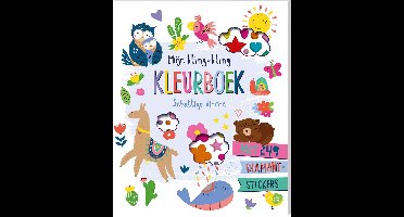 Mijn bling-bling kleurboek - Schattige Dieren