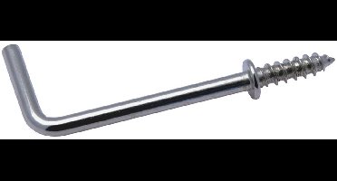 SCHROEFDUIMEN MET BORST 2.65X25 IJZER VERNIKKELD zak a 5 STUKS