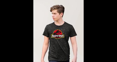 T-shirt Jurassic Park - logo classic - Stonewashed