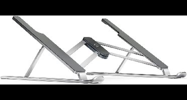 Draagbare Tablethouder met 6 Verstelbare Hoeken - Stabiele en Opvouwbare Desktop-Tabletstandaard voor Tablets, Laptops, Tekenmonitoren en Mobiele Telefoons van 30 tot 40 cm