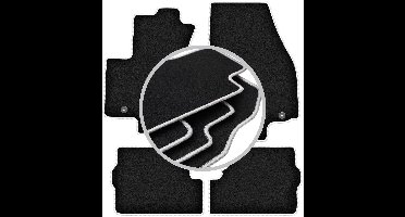 CARLUX-SILVER automatten voor: Opel Zafira A minivan (1999-2005)