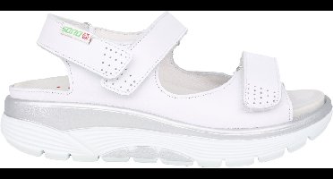 Mephisto Sano Norine - dames rollende wandelsandaal - wit - maat 39 (EU) 6 (UK)