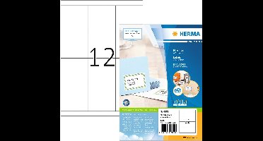 Herma 4279 Universele Etiket 70x67,7mm Wit