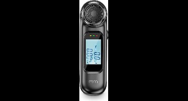 MikaMax Breathalyzer - Alcohol tester – Professionele Blaastest – Alcotest - Alcohol Cadeau – Alcoholblaasapparaat - LED display - 8 x 1 x 2,5 cm - 23 gram