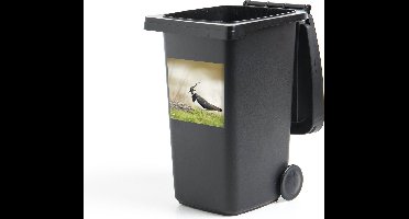 Container sticker Vogel - Gras - Dieren - Natuur - Kievit - 40x40 cm - Kliko sticker
