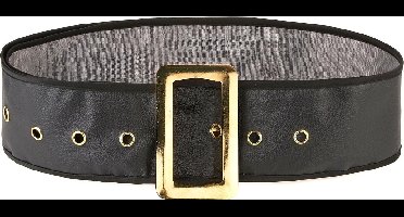 Vegaoo - Zwarte kerstmanriem voor volwassenen