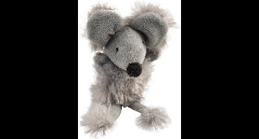 Duvoplus - Speelgoed Voor Dieren - Kat - Cushy Muis Met Grote Oren 13,5x8,5x6cm Grijs - 1st