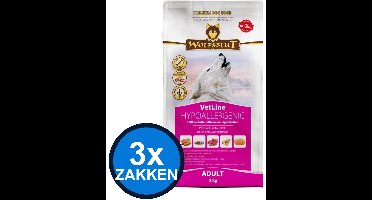 3x Wolfsblut - VetLine Hypoallergenic - Hondenvoer Droogvoer - 2 kg