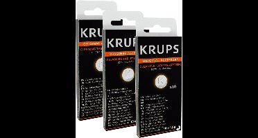 3x Krups Reinigingstabletten (10st.) XS3000