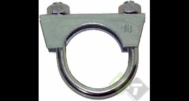 Uitlaatklem, diameter 38, schroefdraad M8