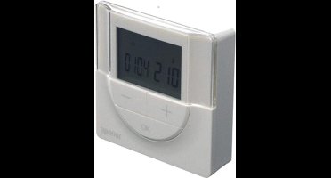 Uponor Smatrix Base ruimtethermostaat prog.+RH T 148 Bus 26.5x80x80mm bedraad digitaal glanzend wit