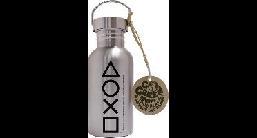 PLAYSTATION - Buttons - Aluminium waterfles 500ml