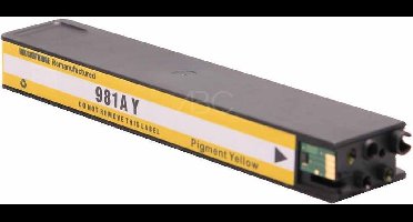 ABC huismerk inkt cartridge geschikt voor HP 981X geel voor HP Pagewide Enterprise Color 550 Series 556dn 556dna 556xh 556xha HP Pagewide Enterprise Flow MFP 580 586 586dn 586dna 586f 586fda 586z 586z