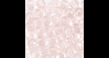 Creativ Company CC Glas Kralen 4 mm Lichtroze 45 stuks.