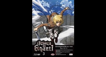 laFeltrinelli L' Attacco dei Giganti #03 (Eps 10-13) (Limited Edition) (Blu-Ray+dvd) Italiaans, Japans