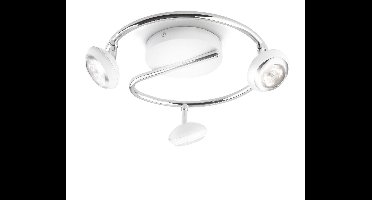 Philips myLiving Sepia - Plafondspot - 3 spots - LED - Wit