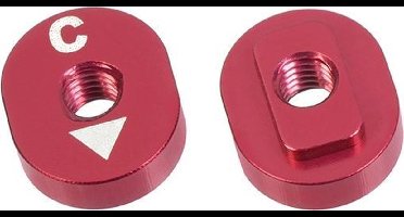 Team Corally - Alum. Excentric Camber Nut - C - 0° - 2.0° - 2 pcs