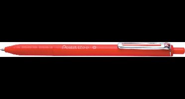 Pentel balpen iZee, intrekbaar, 1,0 mm, rood