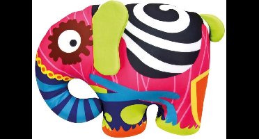 Bino Knuffelolifant Junior 35 X 16 X 26 Cm Polyester