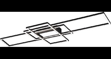 TRIO IRVINE - Plafondlamp - Antraciet - incl. 1x SMD 60 W - Afstandsbediening - Geintegreerde dimmer - Traploos instelbare lichtkleur - Nachtlampje - Wand- en plafondmontage - Geheugenfunctie via de afstandsbediening en wandschakelaar