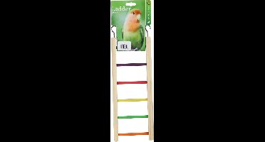 De Boon Ladder Hout 6-Traps Gekleurd 37CM