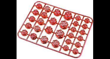 Schroefbescherming voor Motor - 30 stuks - Rood