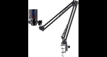 Havit GK50 Pro Gaming RGB USB Microfoon met Verstelbare Arm - Condensator geschikt voor Streamen en Podcasts