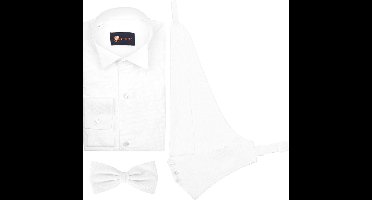 Rokhemd Donau - Maat 39 - Heren - Rokwit - Rokkostuum overhemd