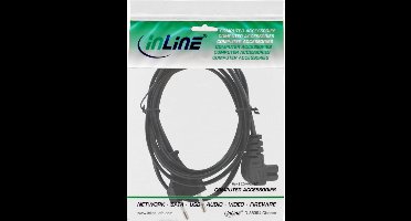 InLine 4043718101191 Zwart 2 m CEE7/16 C7 stekker