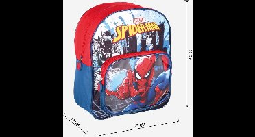 Spiderman Rugzak Save the City 2 vakken - Hoogte 30cm