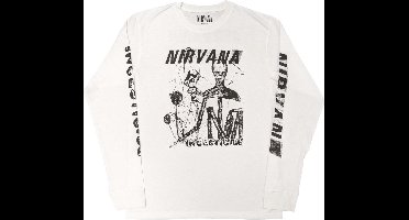 Nirvana - Incesticide Longsleeve shirt - L - Wit