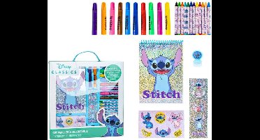 Disney Lilo en Stitch Tekenen Tekenset Knutselen - 26 Stuks - 30 Kleurplaten