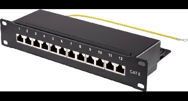 Renkforce Netwerkpatchpaneel 254 mm (10) CAT 6 1 HE Ingericht