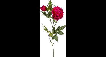 Emerald - Kunstbloem Pioenroos 100cm beauty - Kunstplant voor binnen