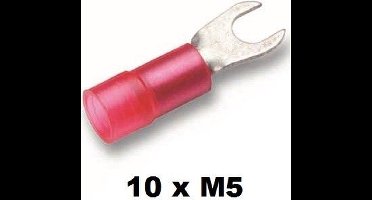 Cimco vorkkabelschoen geisoleerd 0,5-1mm2 M5 zak 10