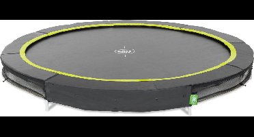 EXIT Silhouette Sporttrampoline ø305cm - Inground - Ingraaftrampoline - Rond - Voor Kinderen - Zwart