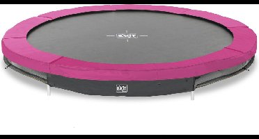 EXIT Silhouette Sporttrampoline ø305cm - Inground - Ingraaftrampoline - Rond - Voor Kinderen - Roze