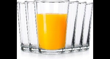 Drinkglazen 200 ml 6 stuks - Waterglazen - Glazen - Limonadeglazen