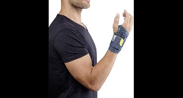 Push Sports Polsbrace - M - Rechts - Grijs