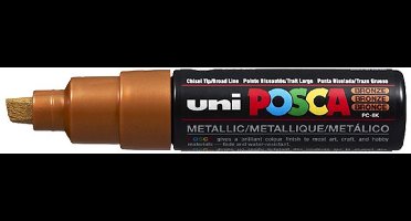 Brons verfstift op waterbasis met schuine punt breed