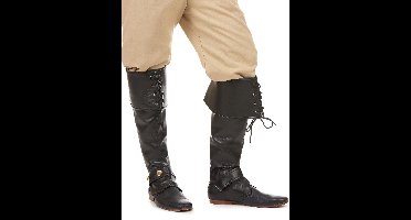 Vegaoo - Piratenoverlaarzen - Zwart - One Size